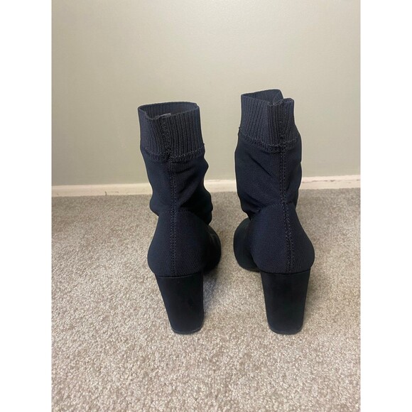 Simply Vera Vera Wang Black Sock Boot Heels Womens Size 6.5 M Heeled Bootie - Picture 6 of 10
